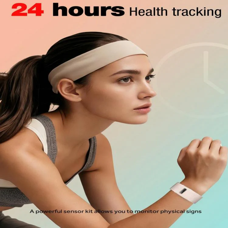 H59max+ Screenless BT Smart Bracelet Silicone Strap, Support Incoming Call Reminder / AI Health Report(Black) - Image 7