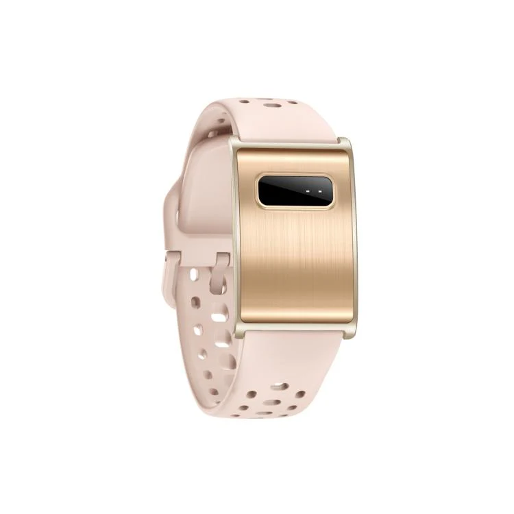 H59max+ Screenless BT Smart Bracelet Silicone Strap, Support Incoming Call Reminder / AI Health Report(Rose Gold) - Image 2