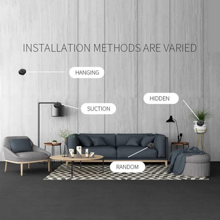H9 Mini HD 1280 x 720P 120 Degree Wide Angle Wearable Smart Wireless WiFi Surveillance Camera(Black) - Image 14