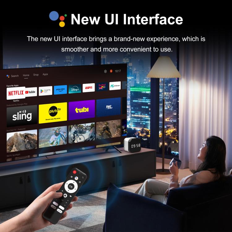 H96Max 8K UHD Android 14 Smart TV Box with Remote Control, 4GB+128GB, Allwinner H728 Octa-Core(AU Plug) - Image 3