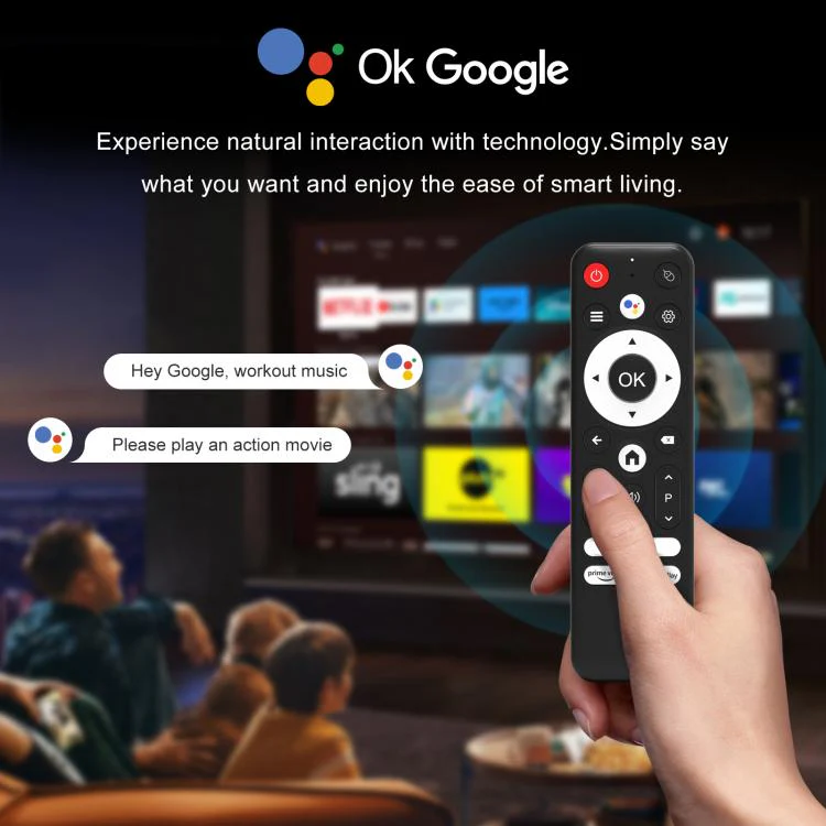 H96Max 8K UHD Android 14 Smart TV Box with Remote Control, 4GB+128GB, Allwinner H728 Octa-Core(US Plug) - Image 7