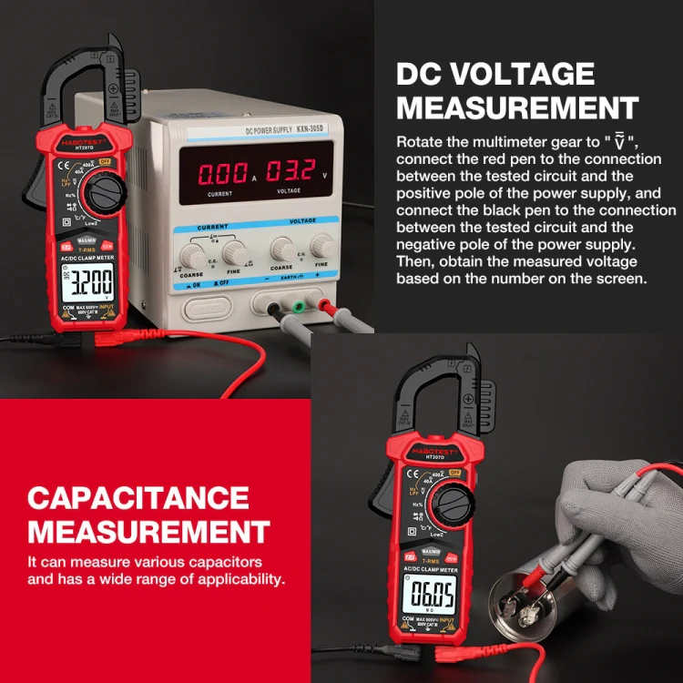 HABOTEST HT207B Multifunctional Digital Clamp Multimeter - Image 16