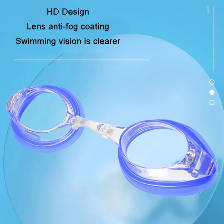 HAIZID Adult Competition Training Transparent Myopia Swimming Goggles, Color: 580AM Blue - Image 5