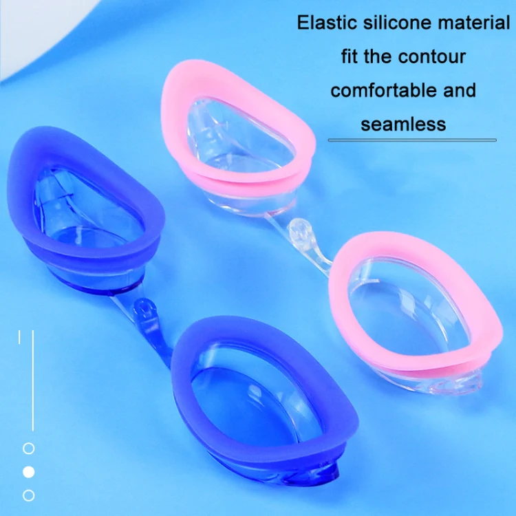 HAIZID Adult Competition Training Transparent Myopia Swimming Goggles, Color: 580AM Blue - Image 6