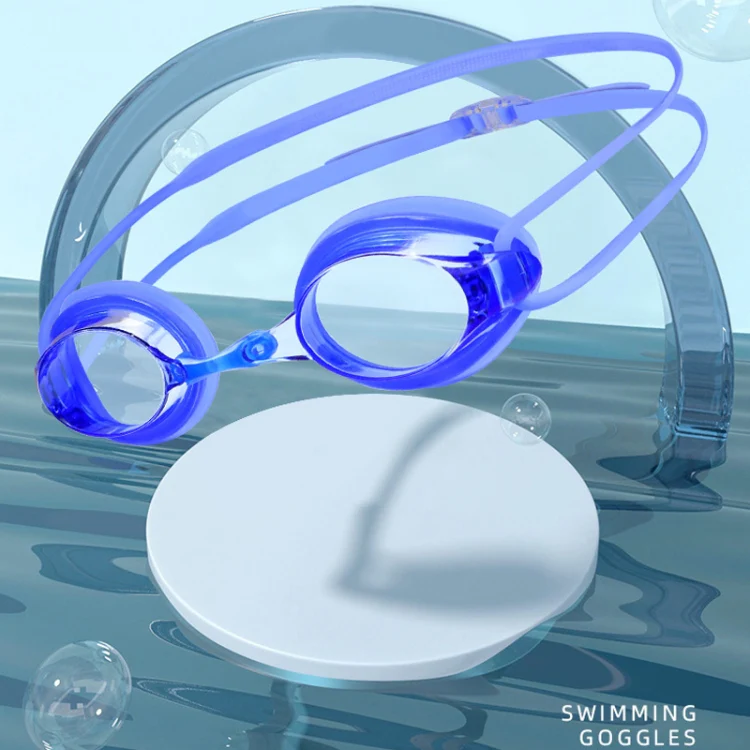 HAIZID Adult Competition Training Transparent Myopia Swimming Goggles, Color: 580AM Blue - Image 7