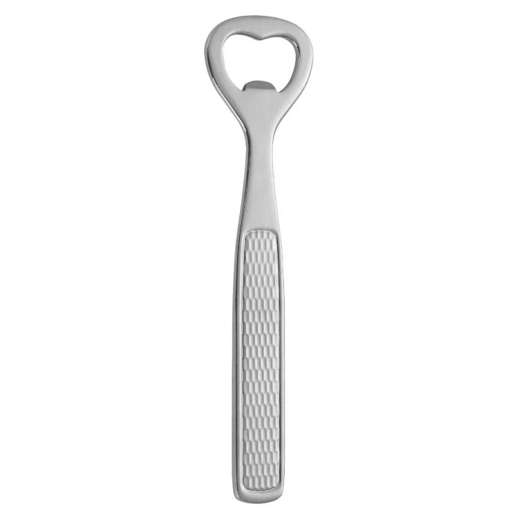 Hammered Stainless Steel Heart-Shaped Wine Opener(Silver)