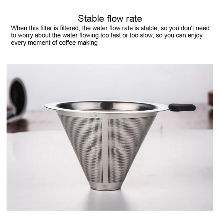 Hand Coffee Pot High Temperature Resistant 400ml Glass Coffee Pot, Style:Pot With Strainer - Image 4