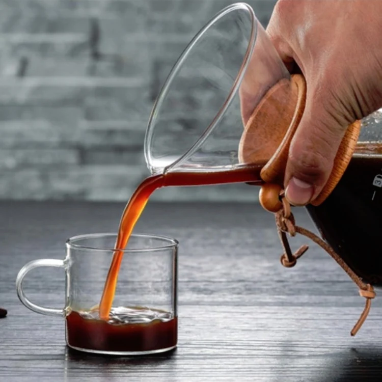 Hand Coffee Pot High Temperature Resistant 400ml Glass Coffee Pot, Style:Pot Without Strainer - Image 6