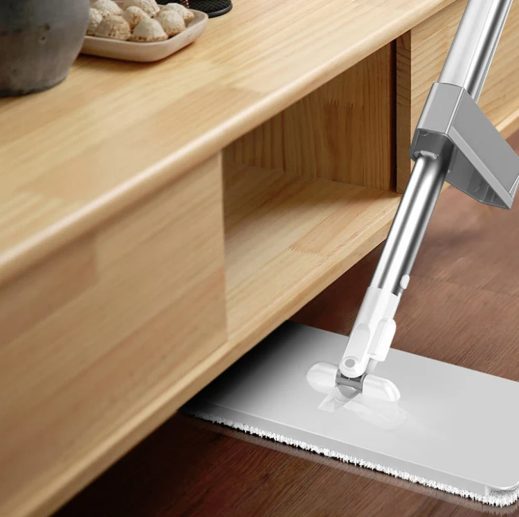 Hand-Free Household Large Mop Wet & Dry Floor Mop, Style:With Bucket, Specification:36cm (7 Rag) - Image 3