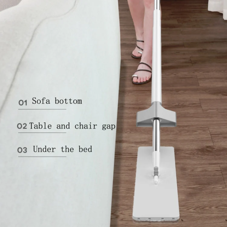 Hand-Free Household Large Mop Wet & Dry Floor Mop, Style:Without Bucket, Specification:36cm (1 Rag) - Image 7