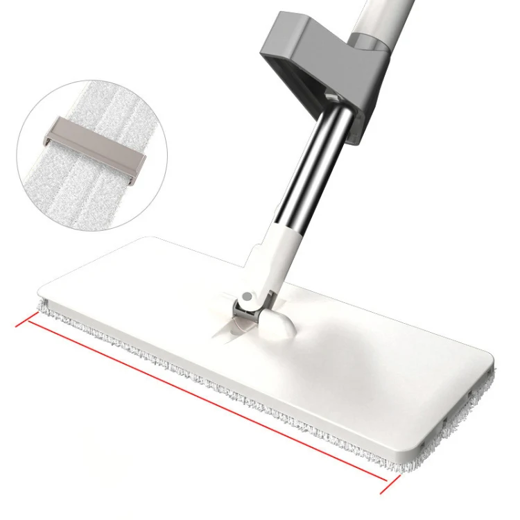 Hand-Free Household Large Mop Wet & Dry Floor Mop, Style:Without Bucket, Specification:36cm (5 Rag) - Image 2