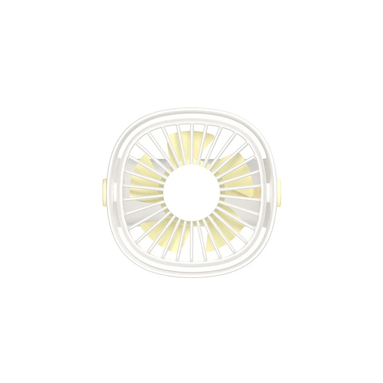 Handheld Desktop Outdoor Student Mute USB Mini Fan(White)