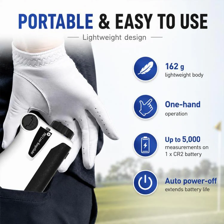 Handheld HD Laser Speedometer Rangefinder Distance Meter, Measuring Distance:1200m(White) - Image 16