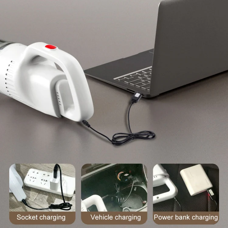 Handheld Household Vacuum Cleaner Car Small Powerful Dust Extractor, Model: Wireless Top Configuration - Image 15