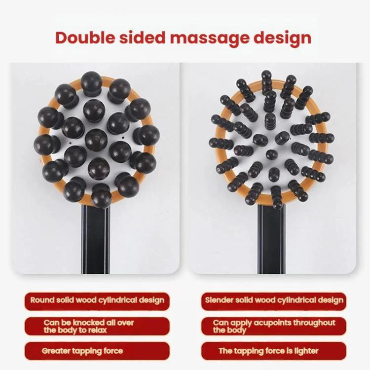Handheld Knocking Fitness Hammer Double Head Meridian Massage Hammer(Airbag Hammer) - Image 3