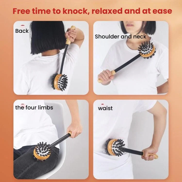 Handheld Knocking Fitness Hammer Double Head Meridian Massage Hammer(Airbag Hammer) - Image 7