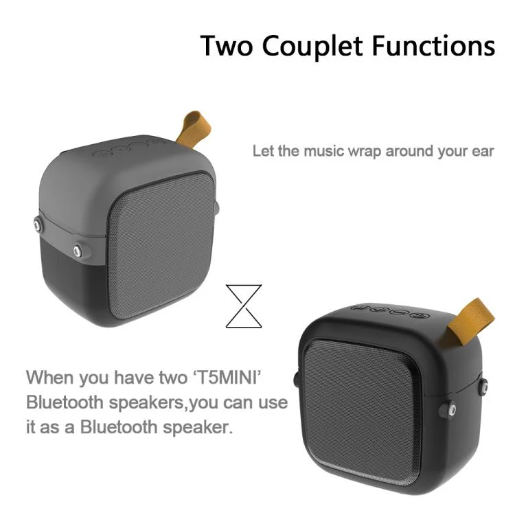 HB-200 Bluetooth 4.2 Portable Mini Wireless Bluetooth Speaker (Red) - Image 5