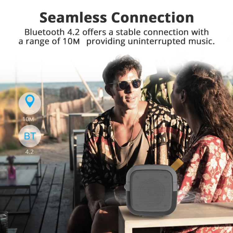 HB-200 Bluetooth 4.2 Portable Mini Wireless Bluetooth Speaker (Red) - Image 7