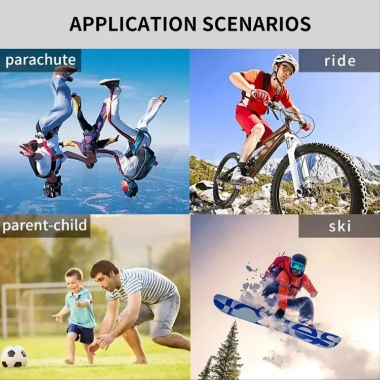 HD Outdoor Portable Pet Recorder Cycling Sports Camera, Specifications: With Silicone Collar - Image 9