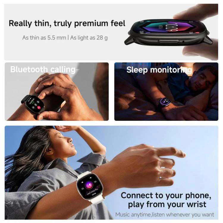 HD17 Air 1.73-inch AMOLED Display Ultra-thin Smart Sports Watch(Orange) - Image 7