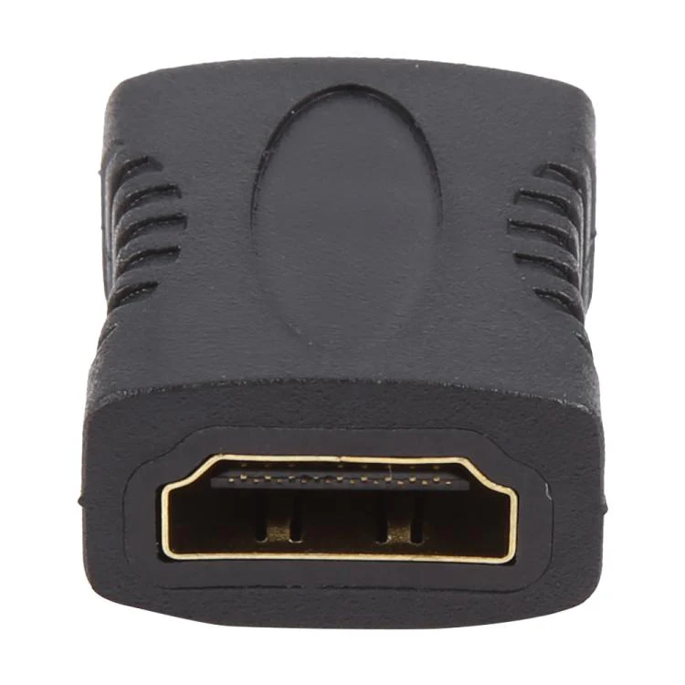 HDMI Female to HDMI Female adapter (Gold Plated)(Black) - Image 2