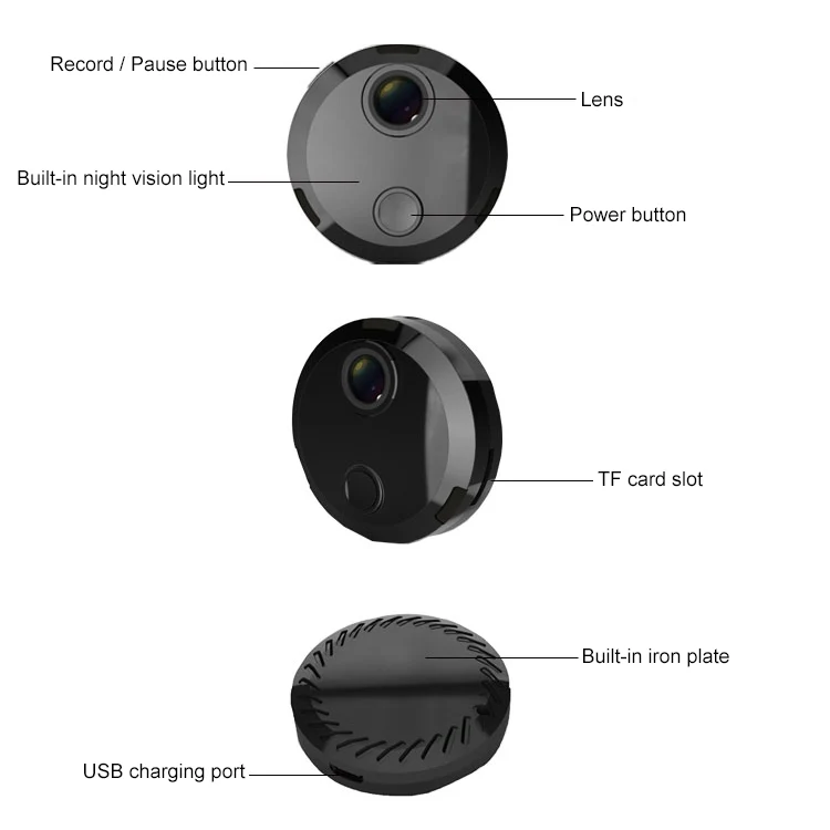 HDQ15 HD 1080P WIFI Mini Camera, with IR Night Vision & Remote Surveillance - Image 3