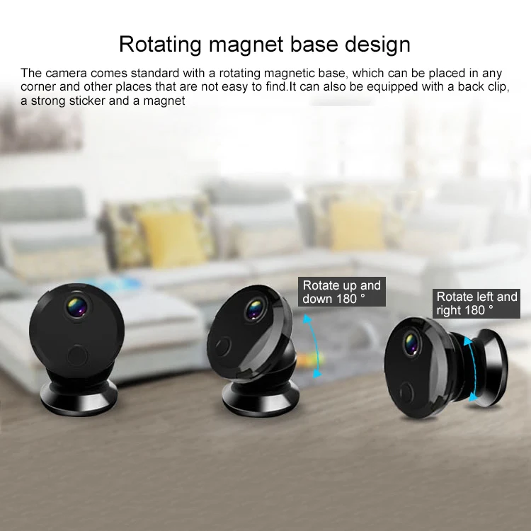 HDQ15 HD 1080P WIFI Mini Camera, with IR Night Vision & Remote Surveillance - Image 7