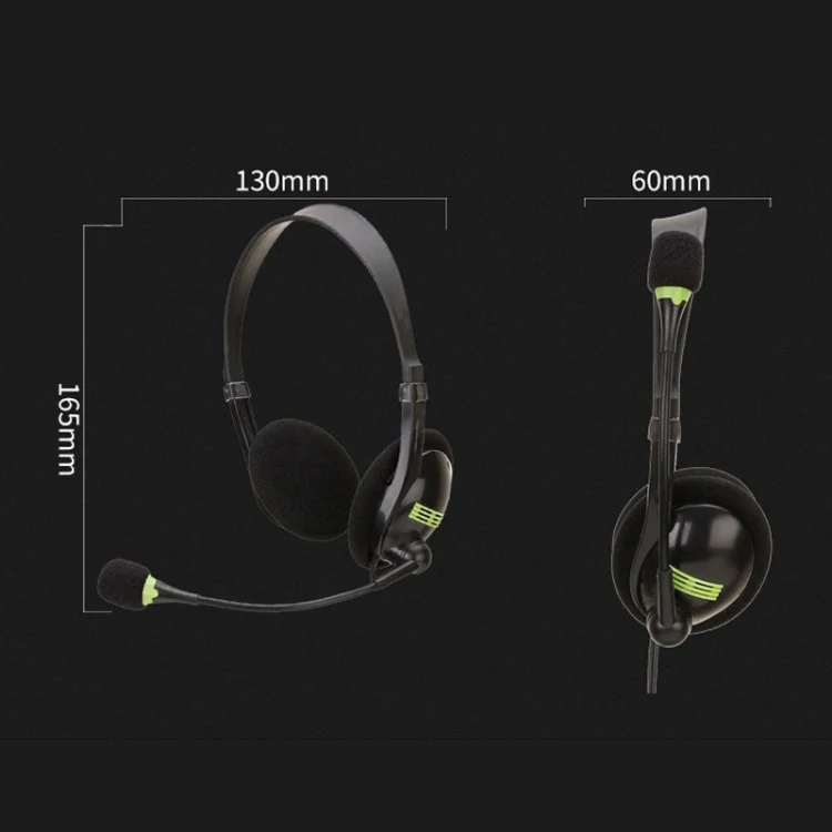 Head-Mounted Wired Headset With Microphone, Style: GAE-440 A - Image 3
