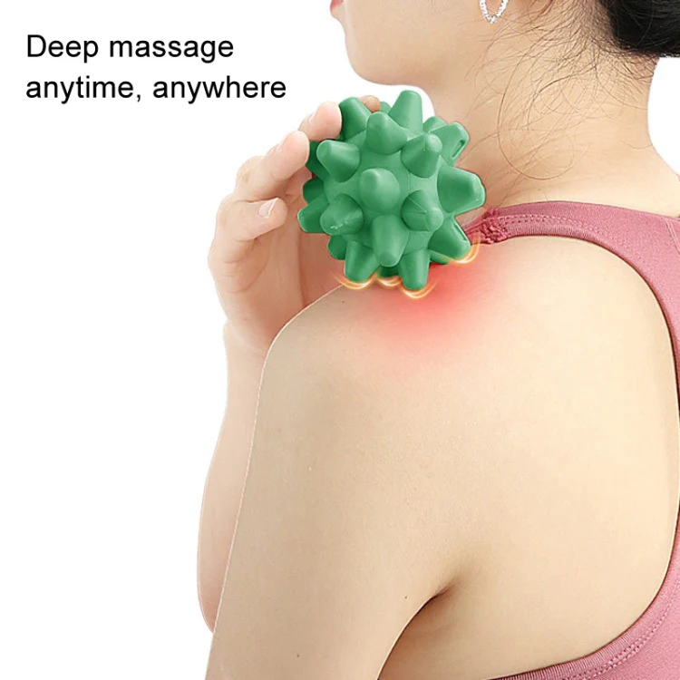 Hedgehog Massage Ball Plantar Relaxation Roller Ball TRP Yoga Fitness Handheld Fascia Ball(Blue) - Image 6