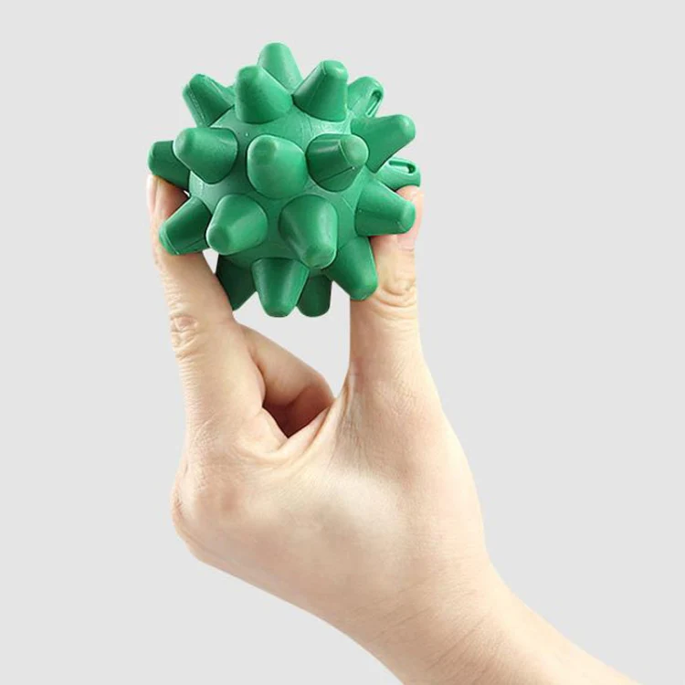 Hedgehog Massage Ball Plantar Relaxation Roller Ball TRP Yoga Fitness Handheld Fascia Ball(Yellow) - Image 9