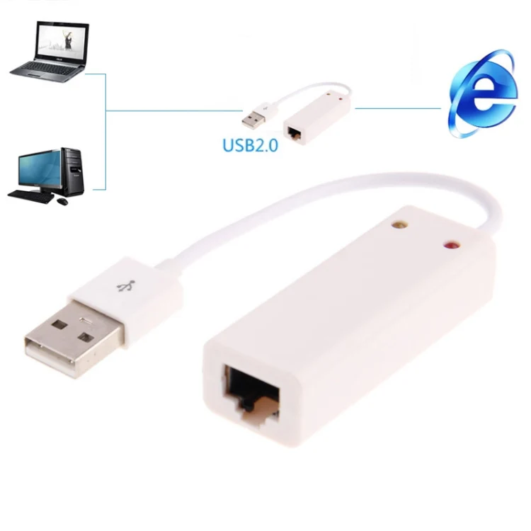Hexin 100/1000Mhps Base-T USB 2.0 LAN Adapter Card for Tablet / PC / Apple Macbook - Image 2