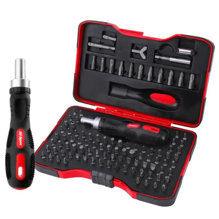 Hi-Spec 101pcs / set Chrome Vanadium Steel Screwdriver Bit Set, Slotted Phillips Hex Flower Screwdriver Bits