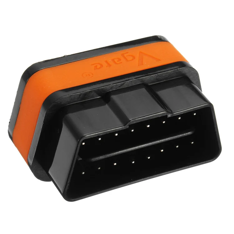 High Quality Super Mini Vgate iCar2 ELM327 OBDII WiFi Car Scanner Tool, Support Android & iOS(Black+Orange) - Image 2