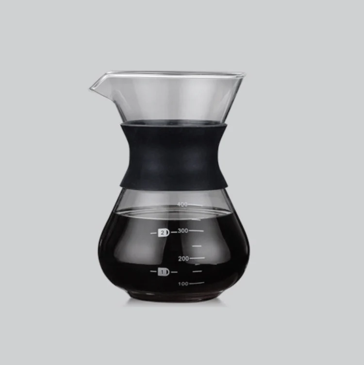 High Temperature Resistant Coffee Maker, Capacity:400ml, Style:Without Strainer - Image 2