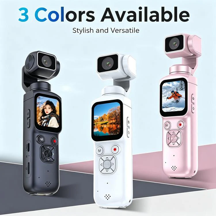 HJD05 64MP 4K UHD Sports Gimbal Camera(Black) - Image 9