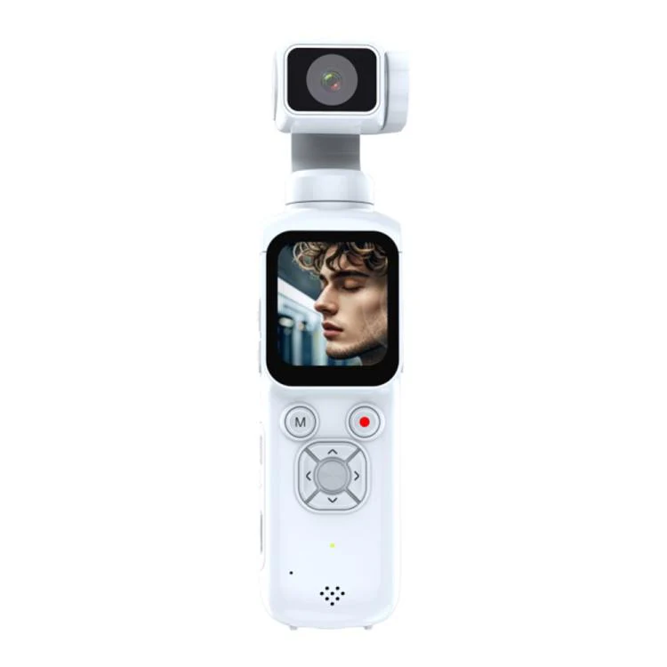 HJD05 64MP 4K UHD Sports Gimbal Camera(White)