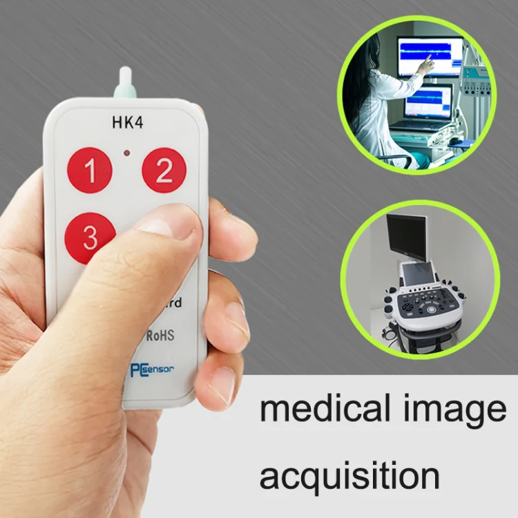 HK-4 4 Keys Custom PS Shortcut Keys Medical USB Keypad, Cable Length: 2m, Style:Without Anti-skid Stand - Image 6