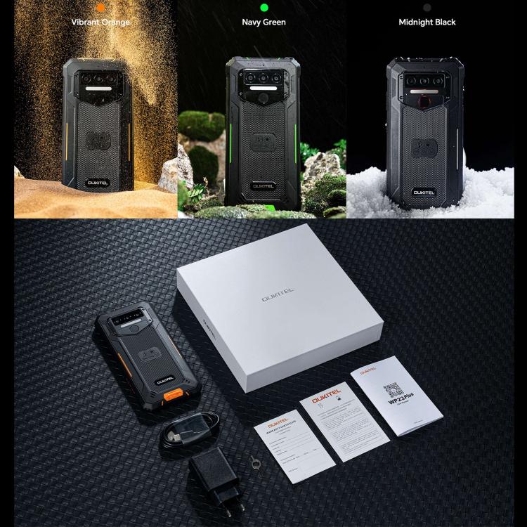 [HK Warehouse] Oukitel WP23 Plus Rugged Phone, 4GB+128GB, 6.52 inch Android 14.0Unisoc T606 Octa-core, NFC, OTG, Network: 4G (Orange) - Image 15
