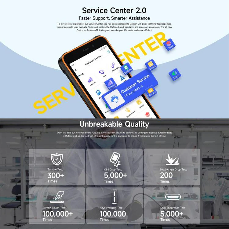 [HK Warehouse] Ulefone RugKing 2 Pro, 4GB+64GB, IP68/IP69K Rugged Phone, 5.45 inch Android 16 Unisoc T7250 Octa Core, Network: 4G, NFC, OTG (Black) - Image 17