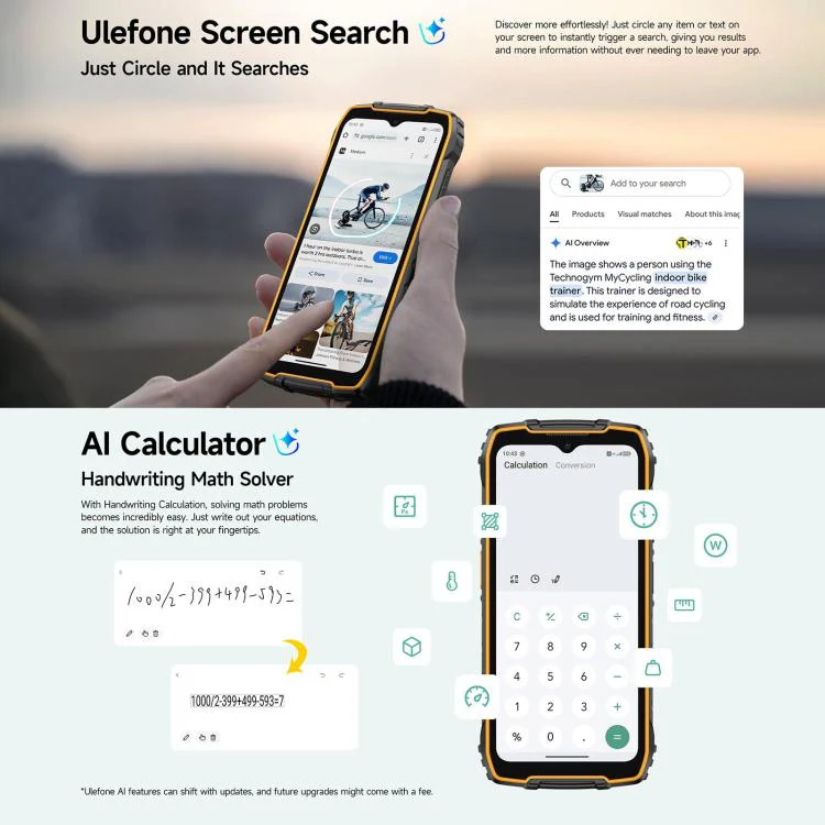 [HK Warehouse] Ulefone RugKing 4 Pro, 8GB+128GB, IP68/IP69K Rugged Phone, 6.56 inch Android 16 Unisoc T7250 Octa Core, Network: 4G, NFC, OTG (Black) - Image 10