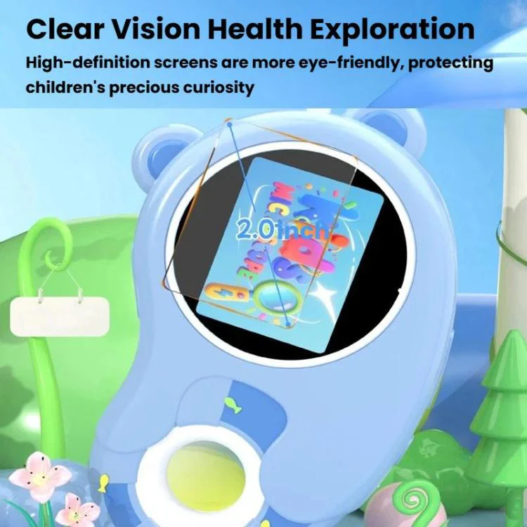 HM020H Portable HD Kids Digital Microscope Electronic Magnifier Science Toy(Blue) - Image 5