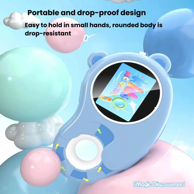 HM020H Portable HD Kids Digital Microscope Electronic Magnifier Science Toy(Blue) - Image 6