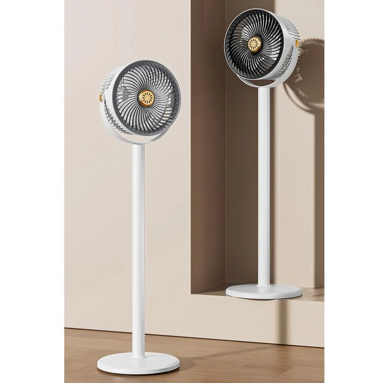 Home Use High-Power Extendable Desktop/Floor Fan(White Black) - Image 2