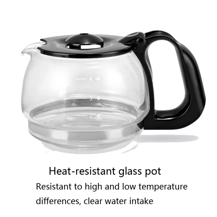 Homezest Household Small Coffee Maker Automatic Mini Drip Coffee Machine, Style:EU Plug(Black) - Image 6