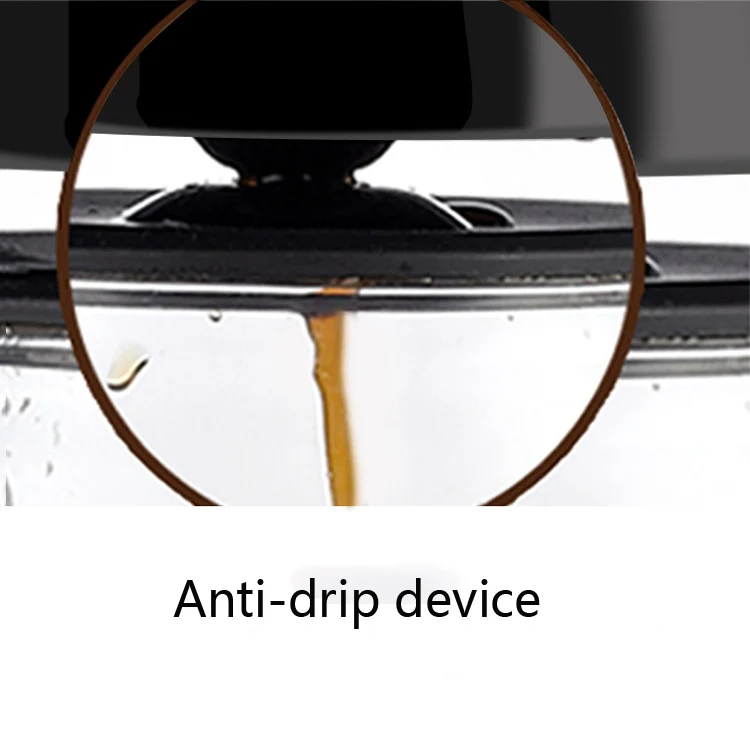 Homezest Household Small Coffee Maker Automatic Mini Drip Coffee Machine, Style:EU Plug(Black) - Image 8
