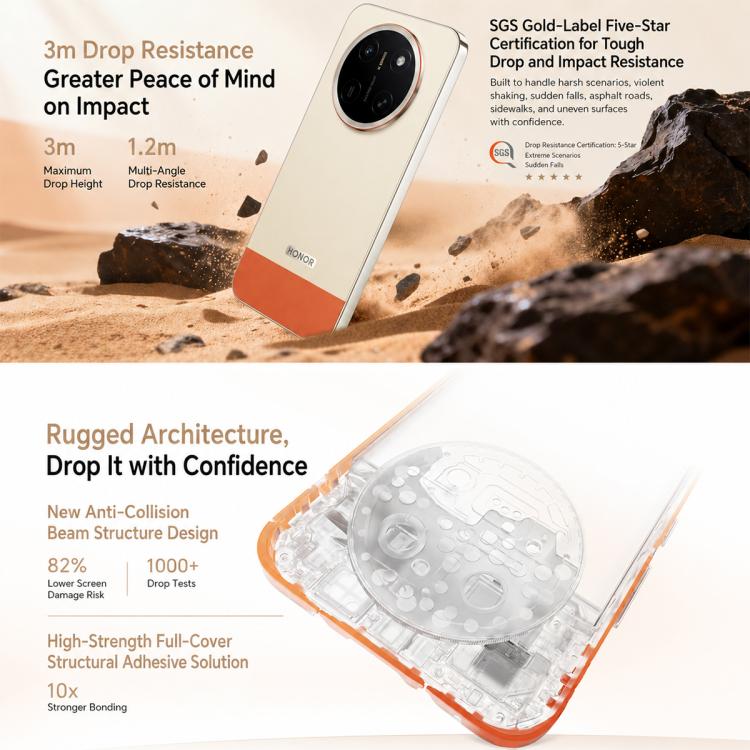 Honor X80 Pro Max, 8GB+128GB, Screen Fingerprint, 6.8 inch MagicOS 10.0 Snapdragon 6 Gen 5 Octa Core, Network: 5G, NFC, OTG (White) - Image 7