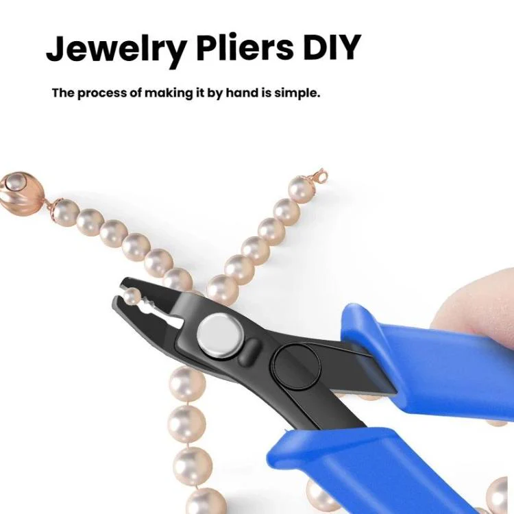 Hook Pliers DIY Jewelry Making Tools High Carbon Steel Head & Anti-Slip PVC Handle - Image 3
