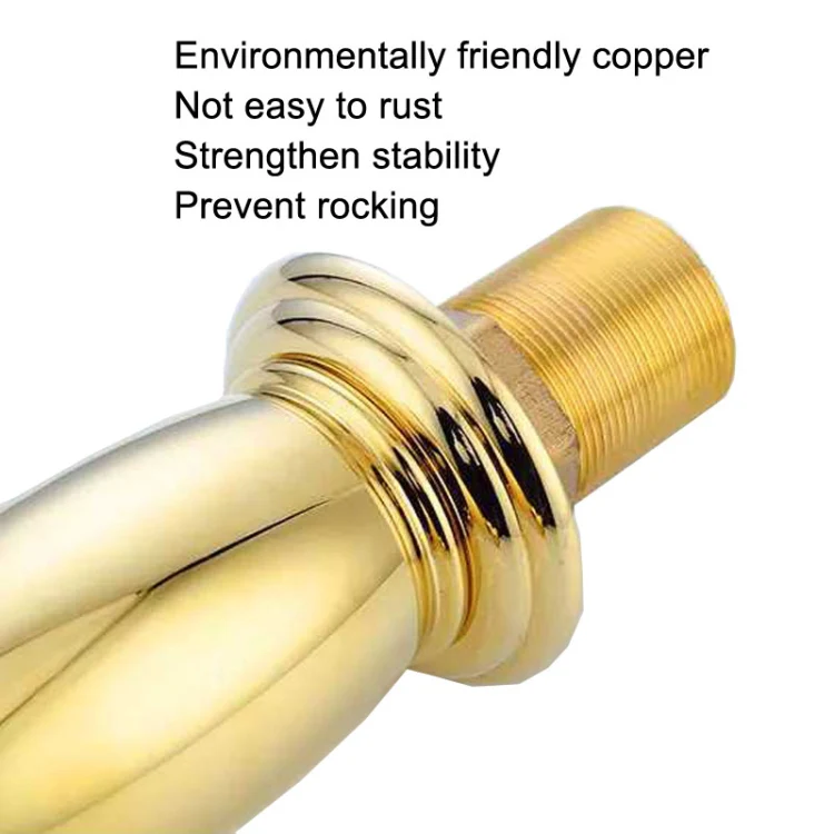 Hot And Cold Mixed Water Basin Imitation Water Faucet, Style: High Model+Water Inlet Pipe - Image 5