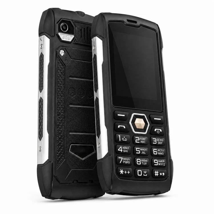 HP288 IP68 Rugged Phone, 2.8 inch, 4000mAh Battery, Network: 2G, BT, FM, SOS, Torch, Russian Keyboard, Plug:AU Plug(Black) - Image 2
