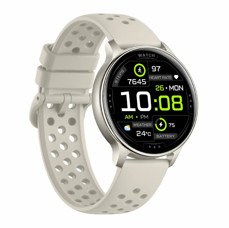 HT43 1.32 inch GPS Ultra-thin Sports Smart Watch Supports Bluetooth Call / Heart Rate / Sleep Monitoring(Champagne Gold) - Image 3